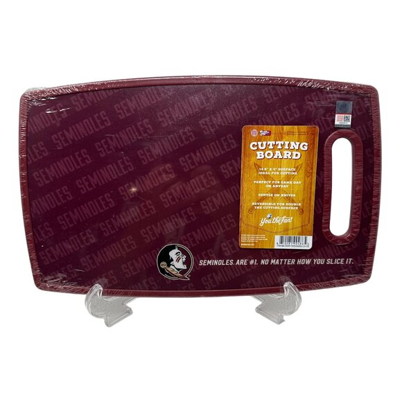 Florida State Seminoles 14.5" x 9" Cutting Board Reversible Officially Licensed - Picture 8 of 8